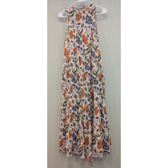 Olivia James The Label Ro Maxi Button Front Floral Dress Size Small - Picture 4 of 7
